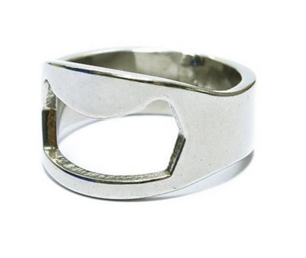 Creative Versatile Stainless Steel Finger Ring Bottle Opener-UlGadget