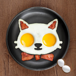 Kitty Bacon & Egg Shaper Molds Pancake Maker Ring Shaper Cooking Tools Kitchen Gadgets-UlGadget