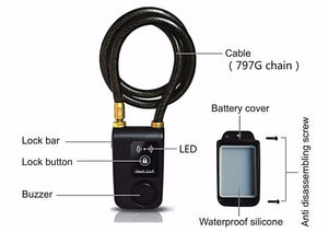 Bluetooth Alarm Bicycle Smart Lock-UlGadget