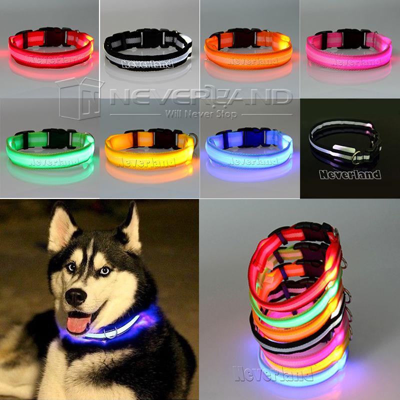 Pet Products Premium Glow In The Dark LED Dog Safety Collar-UlGadget