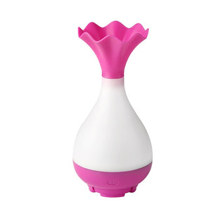 USB Ultrasonic Aromatherapy Vase Diffuser Essential Oil With LED Night Light For Home-UlGadget