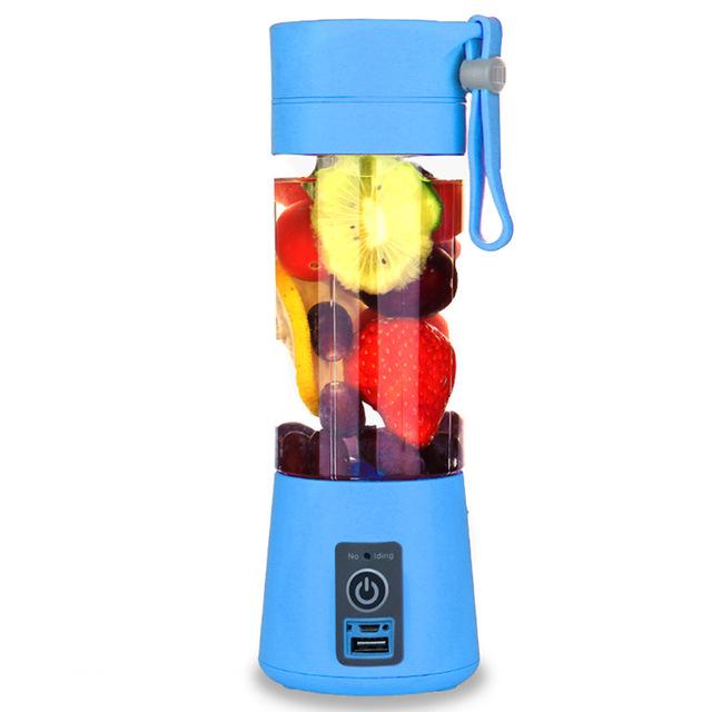 380ml Portable Smoothie Maker USB Electric Rechargeable Milkshake Smoothie Juicer Bottle Blender-UlGadget