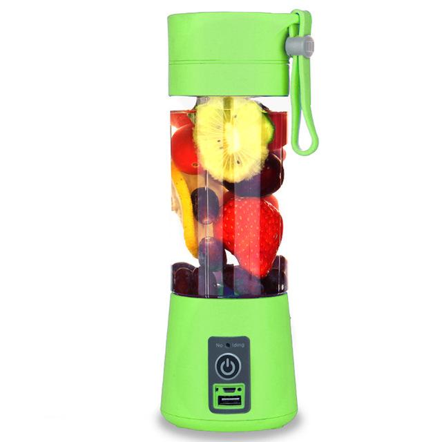 380ml Portable Smoothie Maker USB Electric Rechargeable Milkshake Smoothie Juicer Bottle Blender-UlGadget