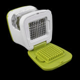 Garlic Slice N' Dice Slicer Plastic Stainless Steel Grater Dicing Storage Kitchen Vegetable Tool-UlGadget