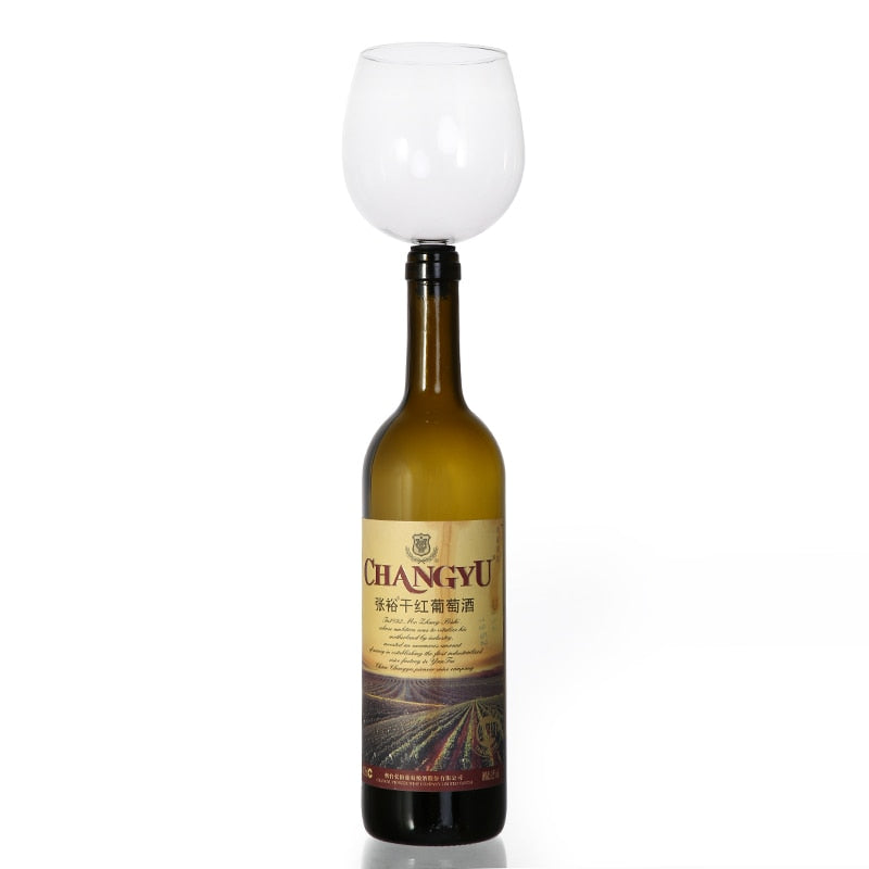 Wine Bottle Drinker Wine Stopper Turns Bottle Of Wine Into Glasses-UlGadget