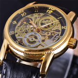 Watch Men Military Sport Skeleton Stainless Steel Water Resistance-UlGadget