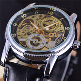 Watch Men Military Sport Skeleton Stainless Steel Water Resistance-UlGadget