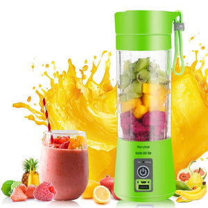 380ml Portable Smoothie Maker USB Electric Rechargeable Milkshake Smoothie Juicer Bottle Blender-UlGadget