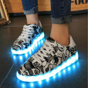 USB Charger Led Light Shoes Unisex Sports For children-UlGadget