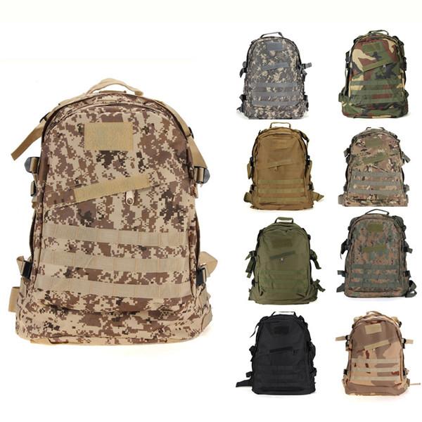 55L 3D Outdoor Sport Military climbing Backpack Camping-UlGadget