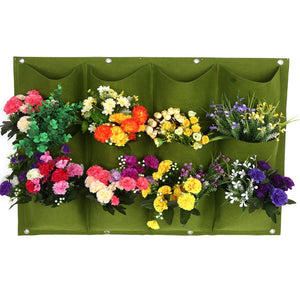 Vertical Hanging Growing Bag Gardening Wall Mounted Planting Flower-UlGadget