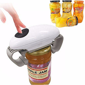 One Touch Easy Jar Opener Automatic Electric Hands Free Operation Kitchen Tools Gadgets Home Essential Helper-UlGadget