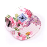 10 Colors Colorful Summer Canvas Puppy Hats with Ear Holes and Chin Strap-UlGadget