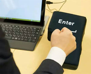 Creative Hand Pillows USB Computer Large Super Big Real Enter key for Birthday Gift-UlGadget