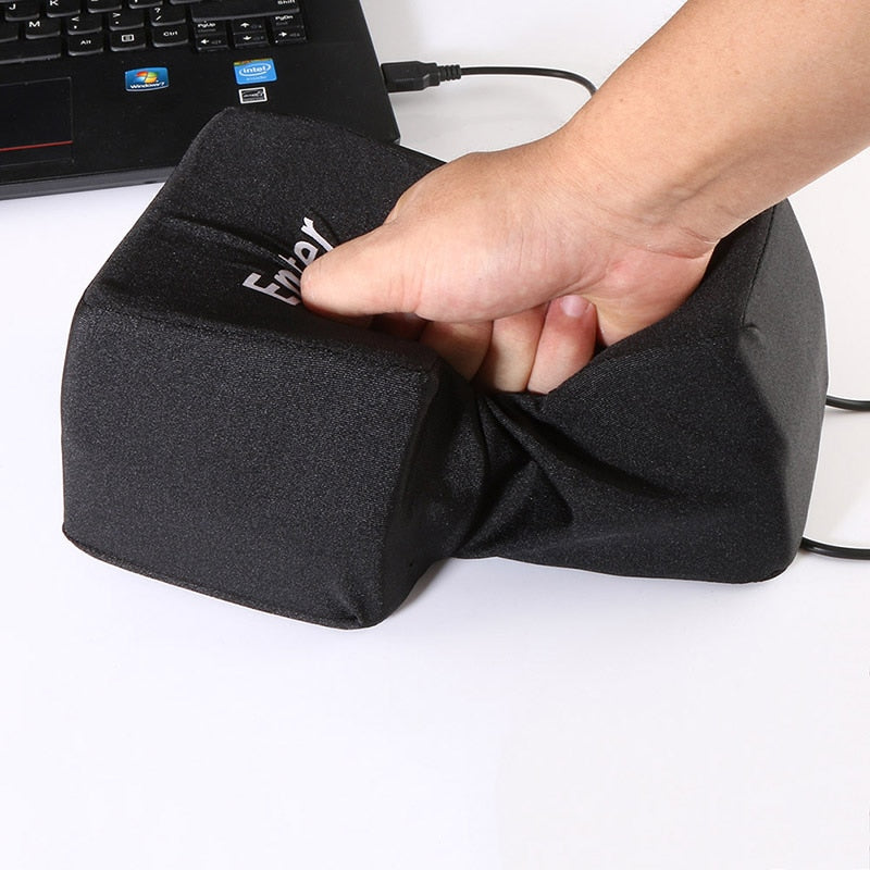 Creative Hand Pillows USB Computer Large Super Big Real Enter key for Birthday Gift-UlGadget