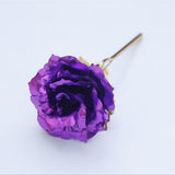 Everlasting Gold Rose Wedding Decoration Flower Valentine's Day Gift lover's Rose artificial flower-UlGadget