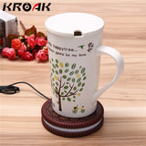 USB-powered UK Mat Cup Warmer Milk Coffee Drink Tea Heater-UlGadget