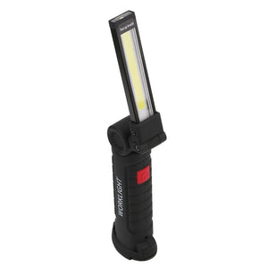 Portable 5 Mode COB Flashlight Torch USB Rechargeable LED Work Light For Outdoor Camping-UlGadget