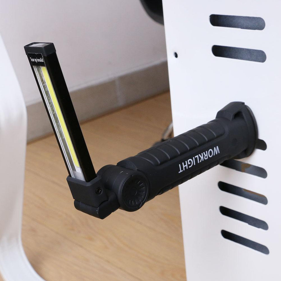 Portable 5 Mode COB Flashlight Torch USB Rechargeable LED Work Light For Outdoor Camping-UlGadget