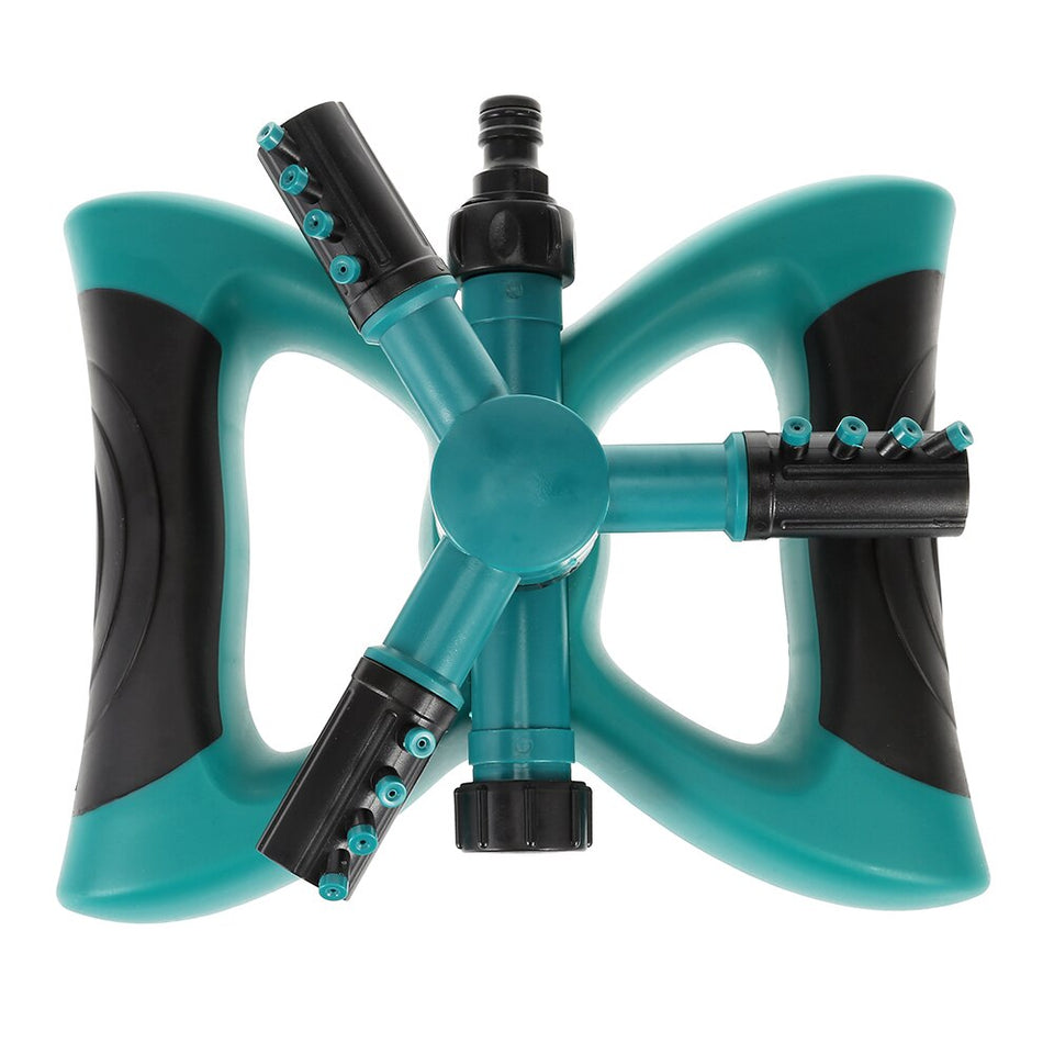 360 Rotating Sprayer New Practical Garden Sprinkler With 3 Arm Nozzles Durable Water System-UlGadget