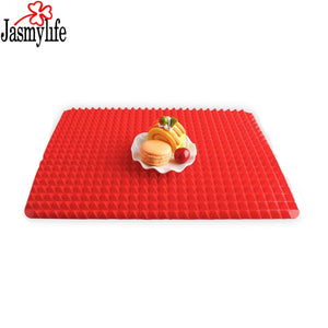 BBQ Nonstick Silicone Pyramid Pan Baking Mat-UlGadget