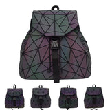 Folding Student School Bags For Teenage Girl Hologram Backpack-UlGadget