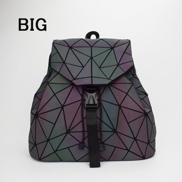 Folding Student School Bags For Teenage Girl Hologram Backpack-UlGadget