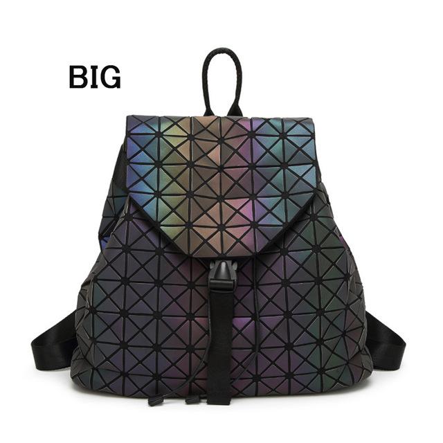 Folding Student School Bags For Teenage Girl Hologram Backpack-UlGadget