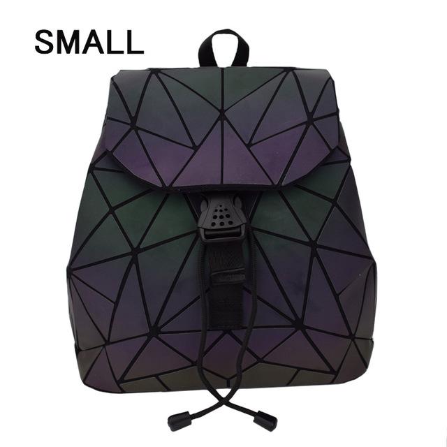 Folding Student School Bags For Teenage Girl Hologram Backpack-UlGadget