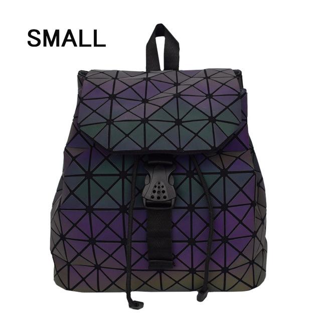 Folding Student School Bags For Teenage Girl Hologram Backpack-UlGadget