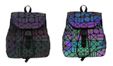 Folding Student School Bags For Teenage Girl Hologram Backpack-UlGadget