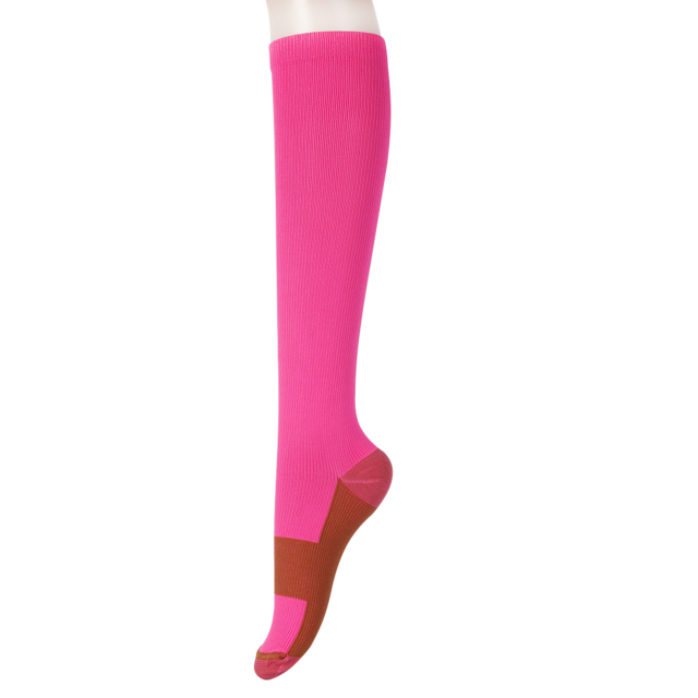 Unisex Copper Anti Fatigue Pain Relief Knee High Compression Socks