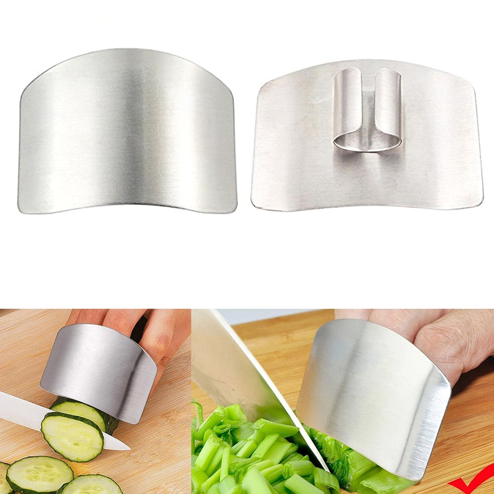 Stainless Steel Finger Guard Protector Knife Cutting Finger Protection Tools-UlGadget