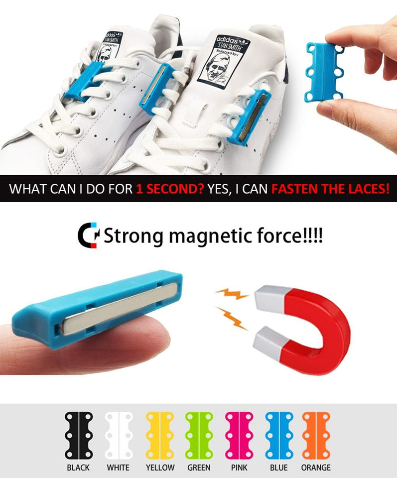 Magnetic Shoelace Buckle Lazy Closures-UlGadget