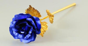 Everlasting Gold Rose Wedding Decoration Flower Valentine's Day Gift lover's Rose artificial flower-UlGadget