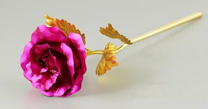 Everlasting Gold Rose Wedding Decoration Flower Valentine's Day Gift lover's Rose artificial flower-UlGadget