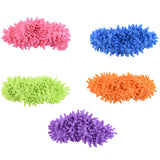 New arrival 1pcs Multifunctional Micro Fiber Shoe Covers Solid Dust Cleaner House Bathroom Floor Cleaning Mop Slipper-UlGadget