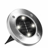 Solar Garden Disk Light Powered LED Disk Outdoor Garden-UlGadget