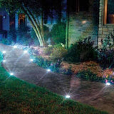 Solar Garden Disk Light Powered LED Disk Outdoor Garden-UlGadget