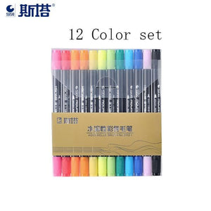 Office and School Supplies STA Aquarelle Coloring Brush Pens-UlGadget