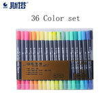 Office and School Supplies STA Aquarelle Coloring Brush Pens-UlGadget