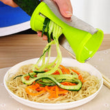 4 Blade Replaceable Vegetable Spiral Slicer Cutter Veggie Spiralizer Carrot Cucumber Courgette Zucchini Spaghetti-UlGadget