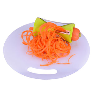 4 Blade Replaceable Vegetable Spiral Slicer Cutter Veggie Spiralizer Carrot Cucumber Courgette Zucchini Spaghetti-UlGadget