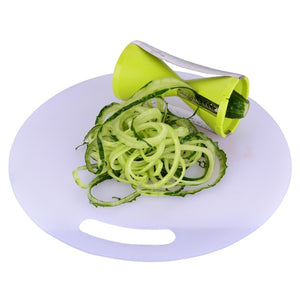 4 Blade Replaceable Vegetable Spiral Slicer Cutter Veggie Spiralizer Carrot Cucumber Courgette Zucchini Spaghetti-UlGadget