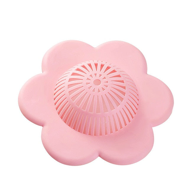 4 PCS Drain Stopper Silicone Hair Catcher Kitchen Bathtub Floor Accessorie-UlGadget