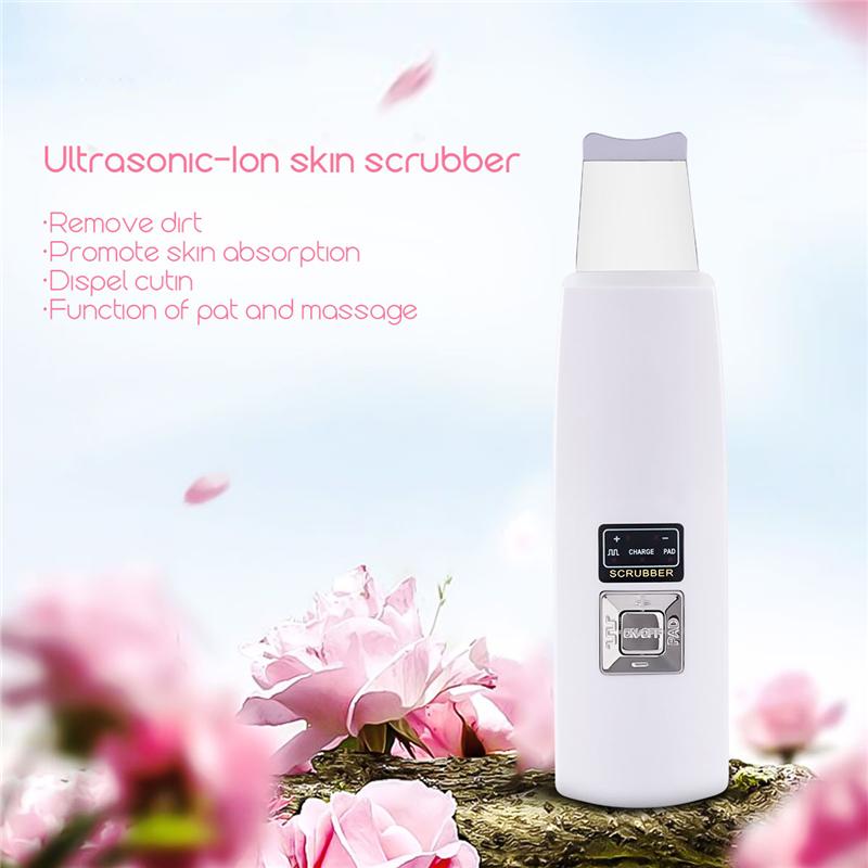 Ultrasonic Skin Scrubber Face Cleanser Blackhead Acne Removal-UlGadget