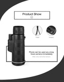 Monocular Telescope HD Mini Outdoor Hunting Camping Scopes With Compass Phone Clip Tripod-UlGadget