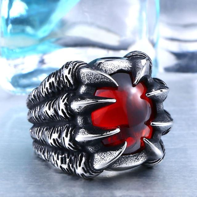 Jewelry and Accessories Dragon Claw Steel Ring-UlGadget