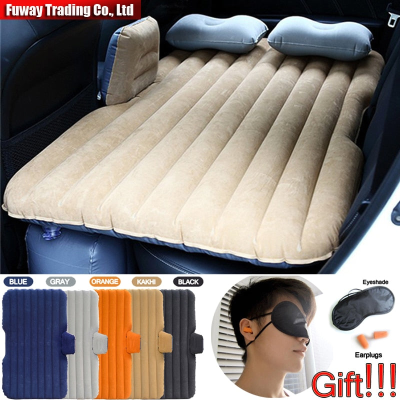 Colorful Pum or Nopum Back Seat Cover Multifunctional Mobile Inflatable Mattress Car Airbed-UlGadget