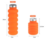 500ML Portable Silicone Collapsible Water Bottle-UlGadget